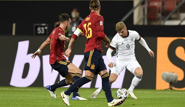 España vs. Alemania EN VIVO por la jornada 1 de la Liga de Naciones. Foto: AFP