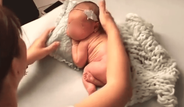 Facebook: sesión fotográfica de bebé termina manchada por inesperada situación [VIDEO]