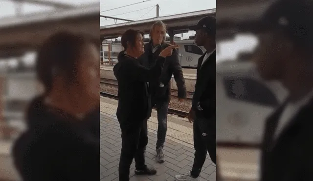 Indignación por racistas belgas que empujan a hispano a las vías del tren [VIDEO]