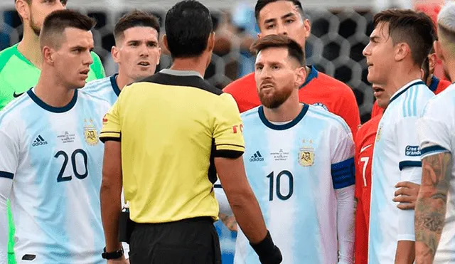 El argentino recibió una leve sanción por su expulsión en el duelo con Chile por la Copa América. Créditos: EFE