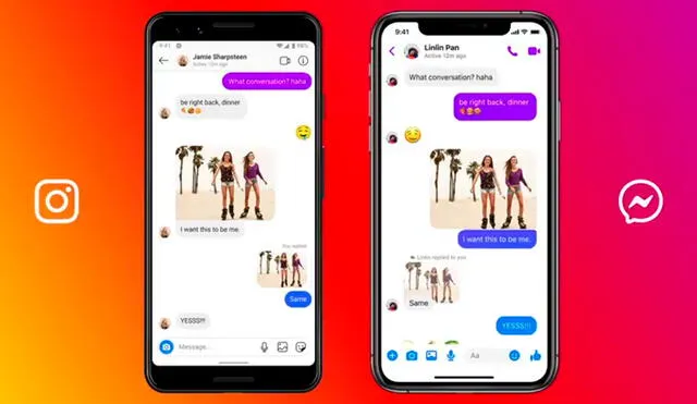 La integración de Facebook Messenger e Instagram ya está disponible para algunos usuarios. Foto: Facebook.