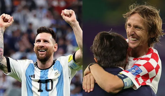 Lionel Messi y Luka Modric se reencontrarán tras el 3-0 de Croacia ante Argentina en Rusia 2018. Foto: Composición LR/EFE