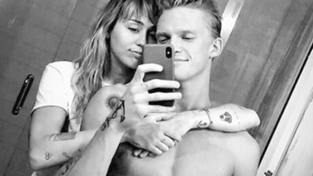 Miley Cyrus toca parte íntima de Cody Simpson en foto. Fuente: Instagram
