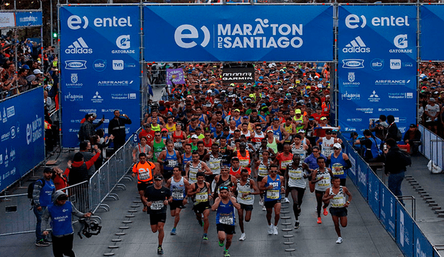 Deportista de 51 años muere de un paro en plena maratón de Santiago de Chile 