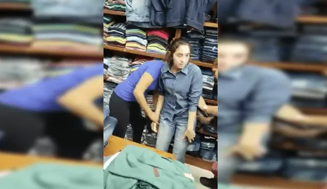En Facebook: Vendedoras dan paliza a ladronas de jeans y ahora la critican [VIDEO]