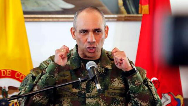El comandante del Ejército Nacional, general Eduardo Zapateiro. Foto: EFE.