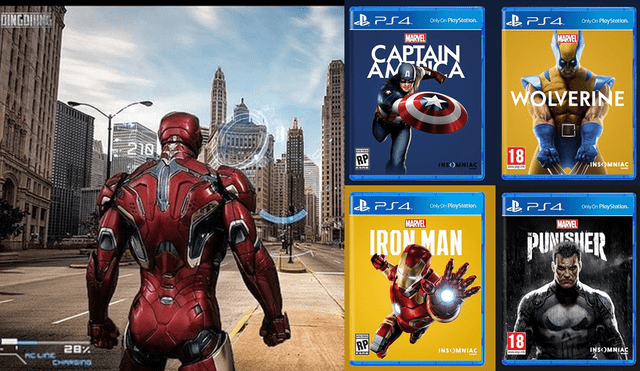 PS4: Crean concepto para juego de Iron Man al estilo de Marvel's Spiderman [FOTOS]