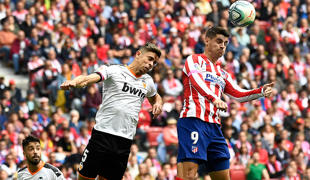 Sigue aquí EN VIVO y EN DIRECTO el Atlético de Madrid vs. Valencia por la jornada 24 de la Liga Santander. | Foto: AFP