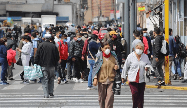 Reportan aglomeraciones en calles del Cercado de Lima. Foto: Jorge Cerdán