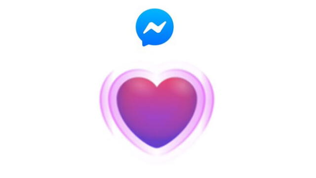 Reacción 'Me importa' en Messenger.