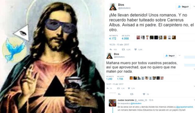 Twitter: “Dios tuitero” relata en directo su camino al calvario en Semana Santa