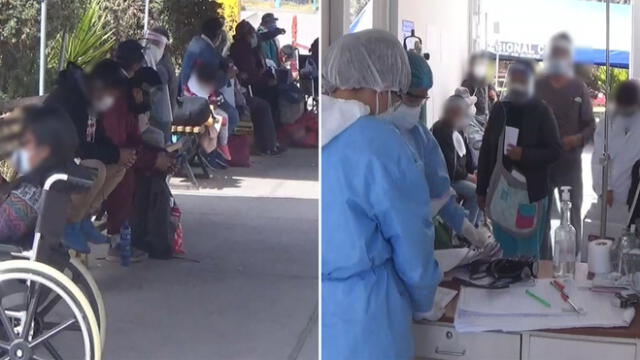 Pacientes deben esperar para recibir atención en Hospital Regional del Cusco.