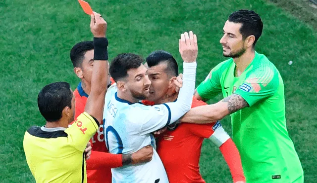 La sanción que recibirá Gary Medel por la pelea con Lionel Messi en la Copa América 2019.