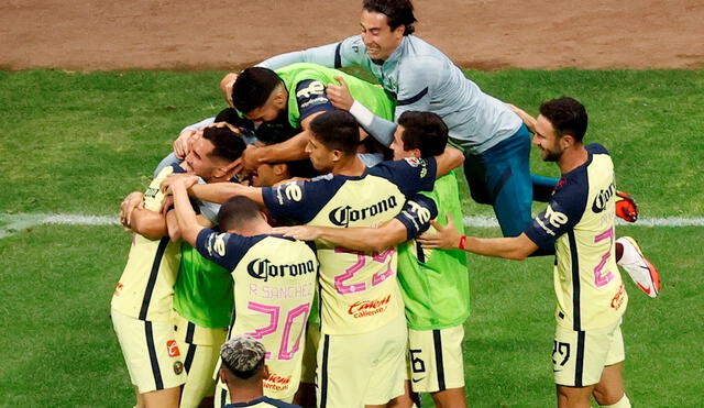 El Club América es el actual puntero de la Liga MX. Foto: EFE.