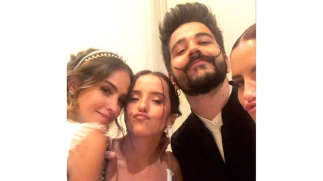 Nicole Zignago junto a Evaluna Montaner y Camilo Echeverry  Foto: Instagram