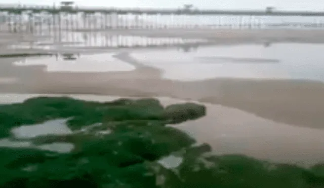 Pimentel: mar se retira hasta 1 km y temen fenómeno natural [VIDEO]
