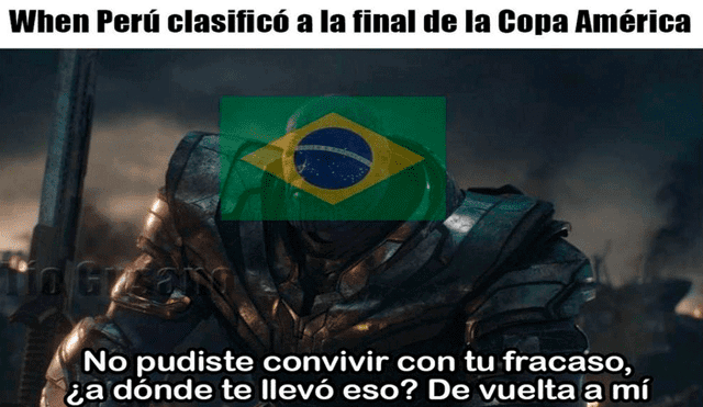 Memes del Perú vs. Brasil por la final de la Copa América 2019.