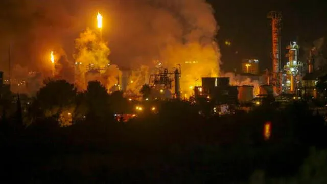 Explosión en Tarragona, España. Foto: Difusión