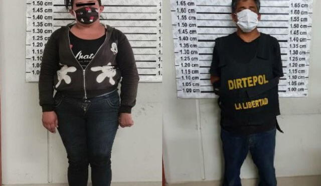 Denuncia de ciudadana permitió la captura de dos presuntos extorsionadores en Trujillo.