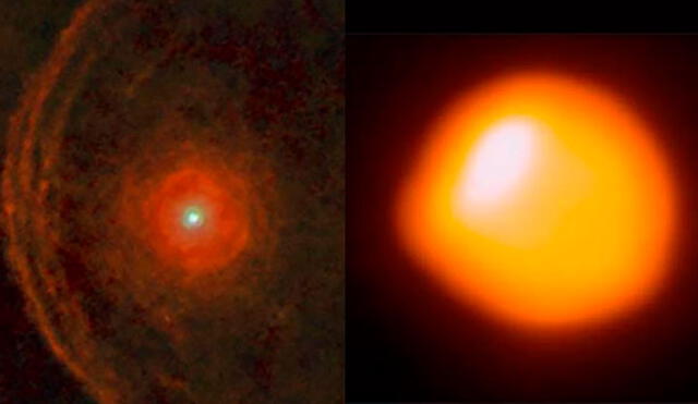 Betelgeuse ha presentado un agresivo debilitamiento desde octubre. Imágenes: ESO.