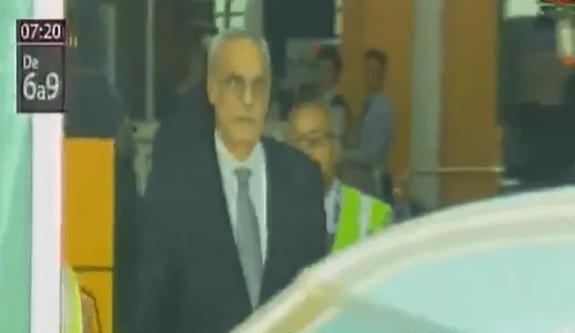 Manuel Burga llegó a Lima tras ser declarado no culpable [VIDEO]