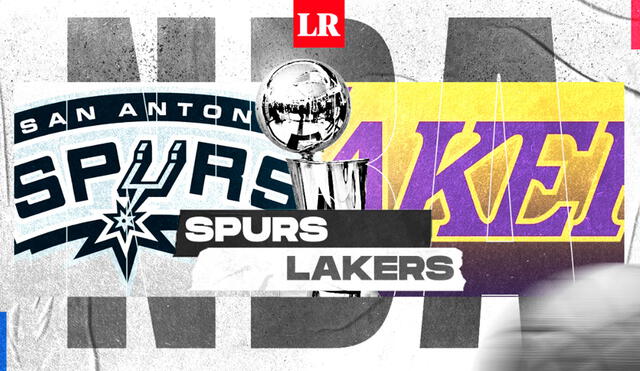 Lakers y Spurs se ven las caras en el AT & T de San Antonio. Gráfica: Fabrizio Oviedo/La República.