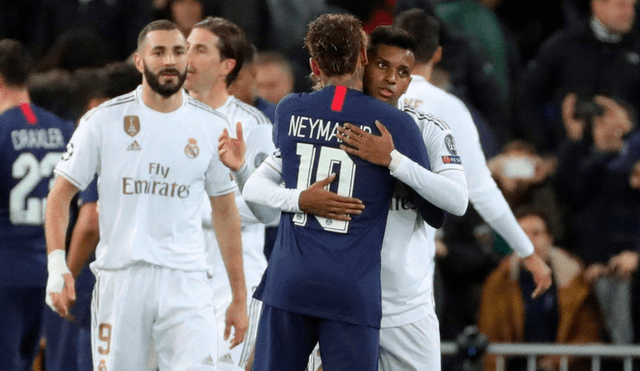 Real Madrid y PSG empataron 2-2 en el Santiago Bernabéu y consiguieron su pase a los octavos de final de la Champions League. | Foto: EFE