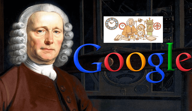 Google dedica Doodle al relojero e inventor inglés John Harrison