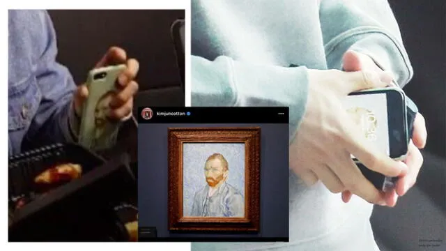 Fans encontraron que Suho es admirador ferviente del trabajo artístico de Van Gogh.
