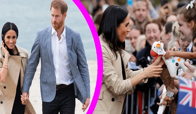 La reacción de Meghan Markle sobre el nombre de su bebé con el príncipe Harry [VIDEO]