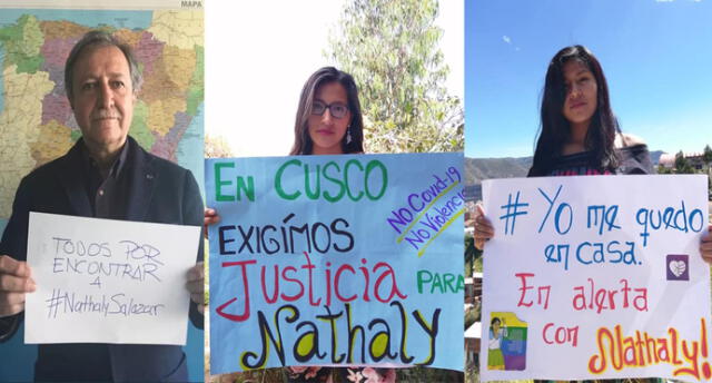 Desde diversas partes del mundo, con cartel en mano, varias personas piden justicia.