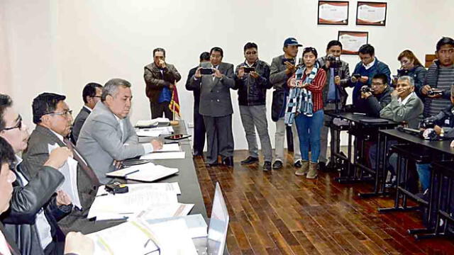 POLÉMICA. Rector Juan Benites dijo confiado que la Andina logrará licenciamiento.