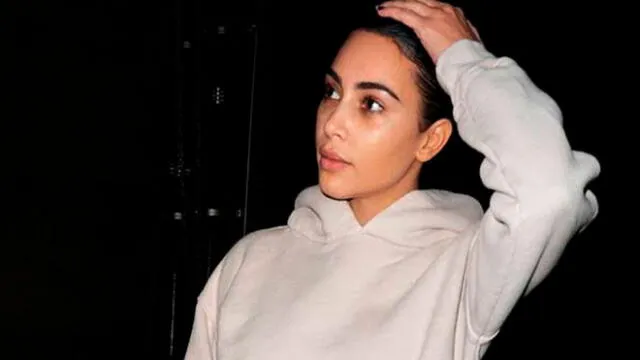 Kim Kardashian presume su radiante rostro sin una gota de maquillaje 