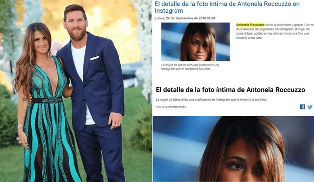 Antonella Roccuzzo, esposa de Lionel Messi, comparte tierna foto en Instagram