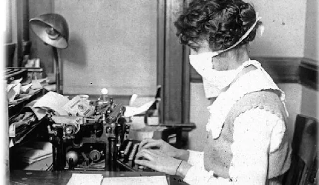 La gripe española infectó a la tercera parte de la población mundial en 1918, y las zonas más expuestas sufrieron un intenso nivel de quiebras de empresas y hogares. Foto: Difusión