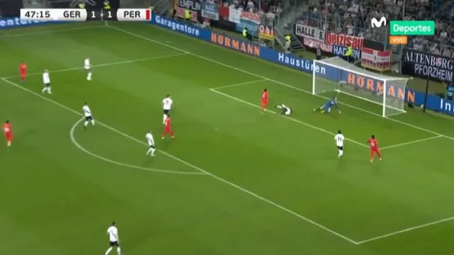 Perú vs Alemania: el increíble gol que falló Ruidíaz frente a Ter Stegen [VIDEO]