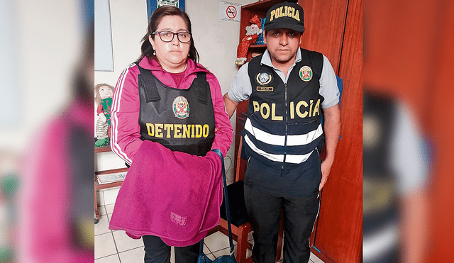 Detenida. La fiscal Beatriz Gómez fue detenida en operativo.