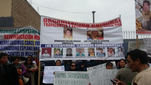 Manchay: pobladores exigen 36 meses de prisión contra organización criminal