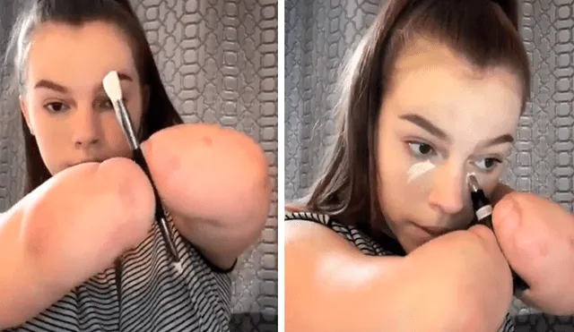 YouTube viral: joven con discapacidad asombra a usuarios con su talento para maquillarse [VIDEO] 