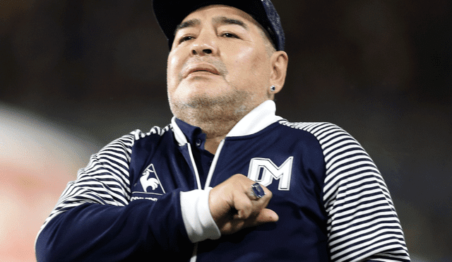 Maradona apoya la suspensión del fútbol argentino por el coronavirus. Foto: AFP