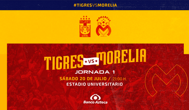 Tigres vs. Morelia EN VIVO HOY vía Televisa, Univisión y IZZI por la fecha 1 del Torneo Apertura Liga MX.