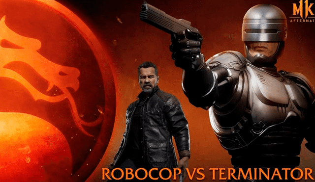 Tráiler de Mortal Kombat 11 Aftermath presenta la pelea entre Robocop y Terminator.