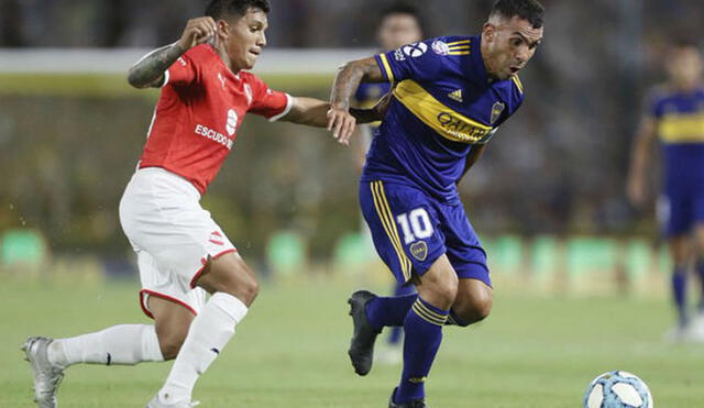Boca e Independiente juegan por la fecha 2 del Grupo A de la Copa Diego Maradona. Foto: EFE