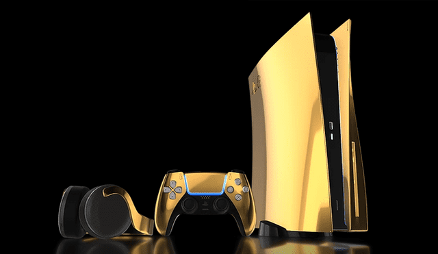 La puedes registrarte en la preventa de esta PS5 dorada. Foto: Truly Exquisite.