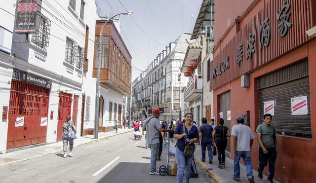 Galerías comerciales del ''Barrio Chino'' permanecen clausuradas. [FOTO]