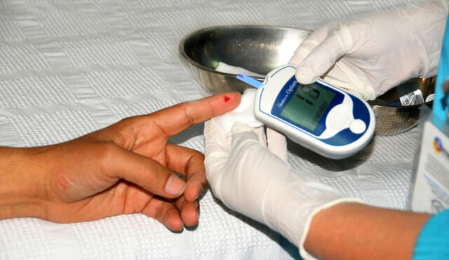 Cada año cerca de 3 mil peruanos mueren por diabetes 