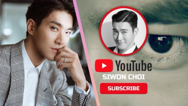 Anuncio del canal de YouTube de Choi Siwon de SUPER JUNIOR.