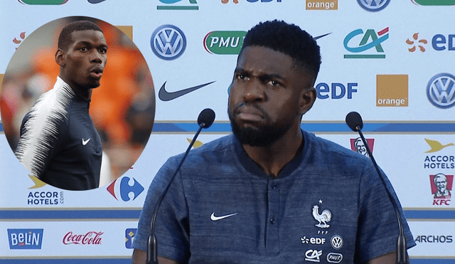 Samuel Umtiti no soportó que lo confundan con Pogba y decidió irse [VIDEO]