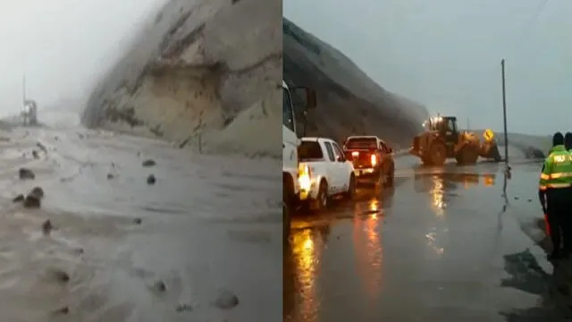 Huaico en Arequipa bloqueó la vía Panamericana Sur [VIDEO]