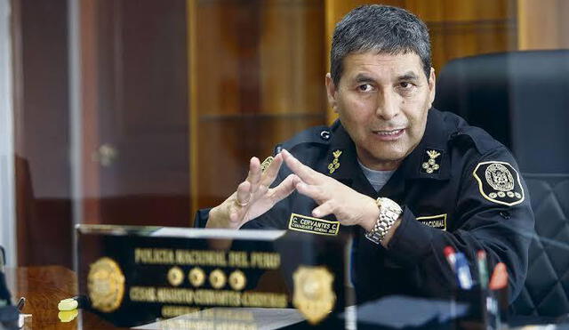 Teniente general (r) César Cervantes Cárdenas es el primer ministro del Interior  del gobierno de Dina Boluarte. Foto: difusión